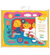 Djeco Malebog - Magic Coloring - Gul Djeco Malebog - Magic Coloring - Gul