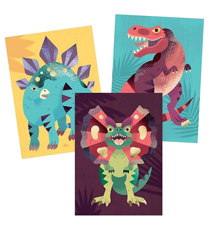 Set de Création Djeco - Images en feuille - Jurassique
