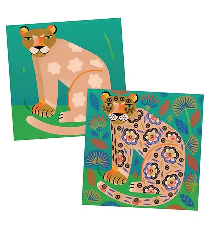 Set de tampons Djeco - Clear Tampons - Motifs Canard Animals Set de tampons Djeco - Clear Tampons - Motifs Canard Animals