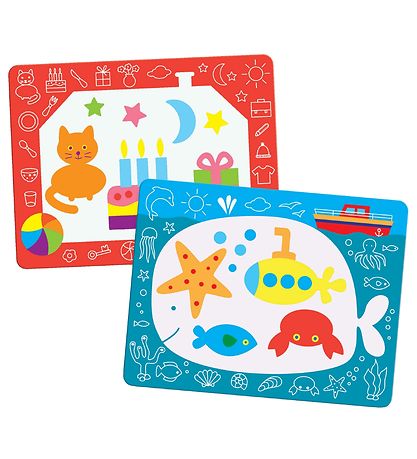 Djeco Malebog - Magic Coloring - Blå Djeco Malebog - Magic Coloring - Blå