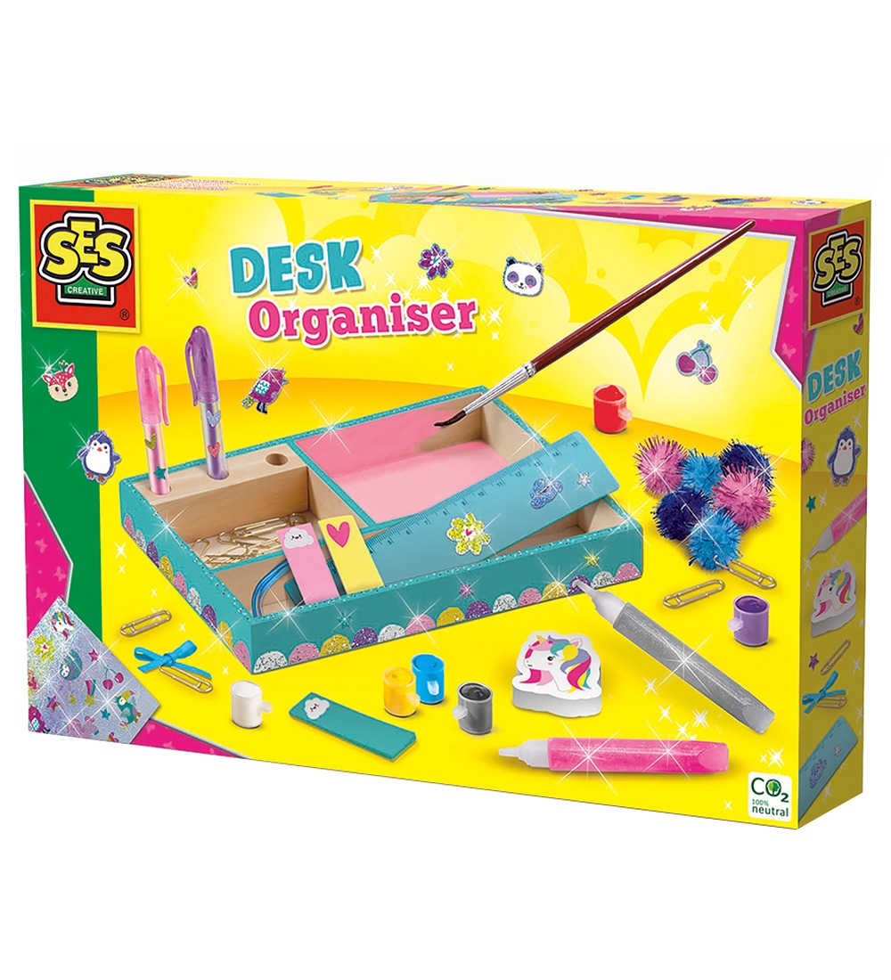 SES Creative Decoration Kit - Dekorieren Sie Ihren eigenen Büroh - SES Creative - One Size - Kreatives Spielset