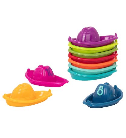 Jouet Pour le Bain Battat - 10 Parties - Bateaux - Multicolore Jouet Pour le Bain Battat - 10 Parties - Bateaux - Multicolore