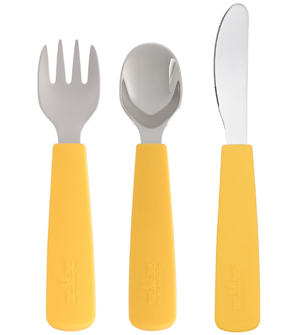 We Might Be Tiny Besteck - 3 Teile - Yellow - We Might Be Tiny - One Size - Kinderbesteck