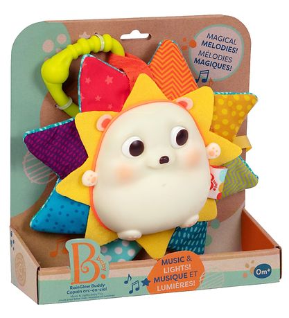 B. toys Musikuro m. Lys - RainGlow Buddy - Pindsvin B. toys Musikuro m. Lys - RainGlow Buddy - Pindsvin
