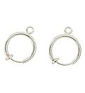 Me&My BOX Ear Clips Creoles - Silver Plated