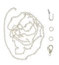 Collier av. Lettre Me&My BOX - U - Plaqué argent