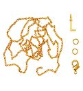 Collier av. Lettre Me&My BOX - L - Plaqué or