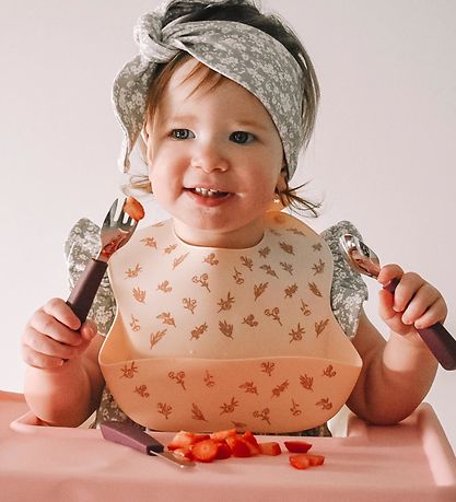 We Might Be Tiny Bestik - 3 Dele - Powder Pink