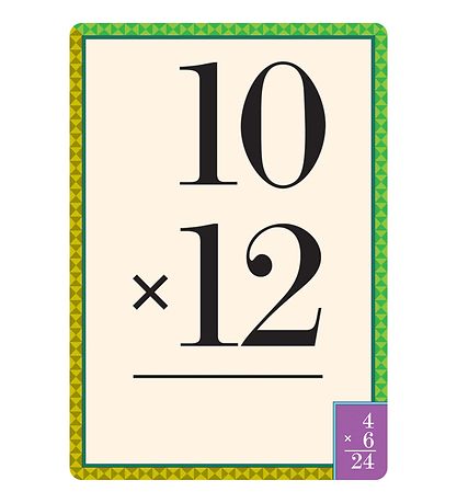 Jeu d'apprentissage Eeboo - Multiplication Jeu d'apprentissage Eeboo - Multiplication