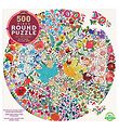 Eeboo Puzzlespiel - 500 Teile - Blue Bird & Yellow Bird