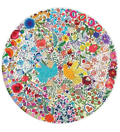 Eeboo Puslespill - 500 Brikker - Blue Bird og Yellow Bird Eeboo Puslespill - 500 Brikker - Blue Bird og Yellow Bird