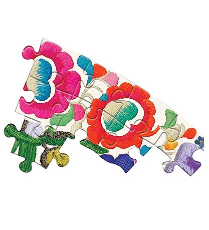 Eeboo Puslespill - 500 Brikker - Blue Bird og Yellow Bird Eeboo Puslespill - 500 Brikker - Blue Bird og Yellow Bird