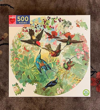 Eeboo Puslespill - 500 Brikker - Hummingbirds Eeboo Puslespill - 500 Brikker - Hummingbirds