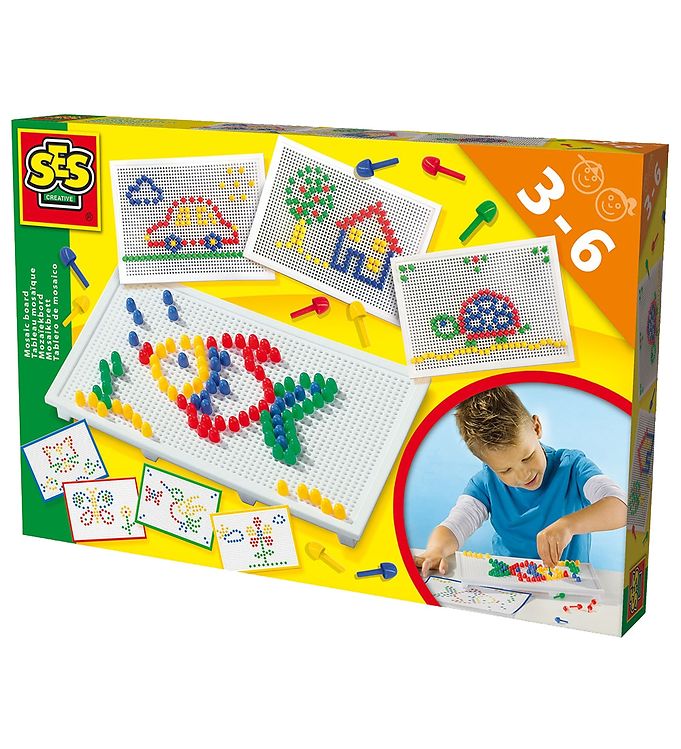 SES Creative Stifter - 100 stk - Mosaik Plade