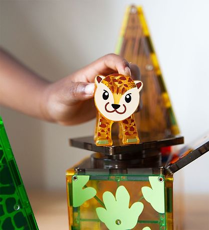 Magna-Tiles Magnetsæt - 25 Dele - Jungledyr