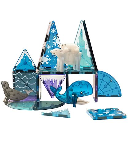 Magna-Tiles Magnetsæt - 25 Dele - Arktiske Dyr