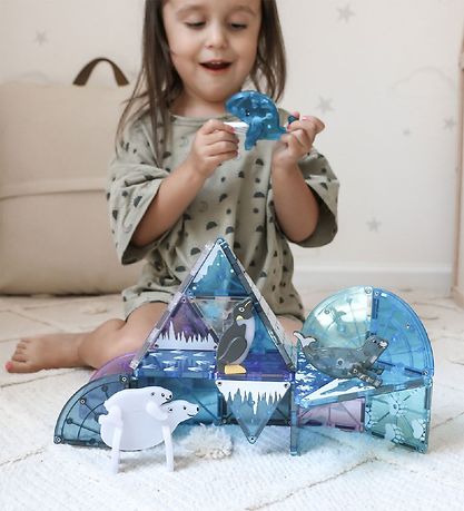 Magna-Tiles Magnetsæt - 25 Dele - Arktiske Dyr