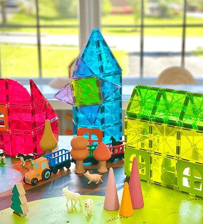 Magna-Tiles Magnetsæt - 110 Dele - Metropolis