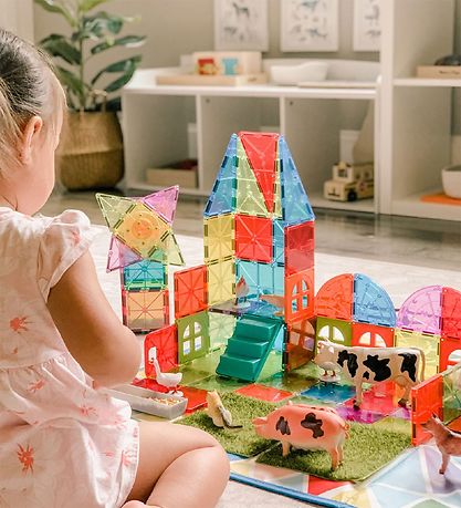 Magna-Tiles Magnetsæt - 110 Dele - Metropolis
