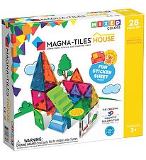 Magna-Tiles Magnetsæt - 28 Dele - Hus Magna-Tiles Magnetsæt - 28 Dele - Hus