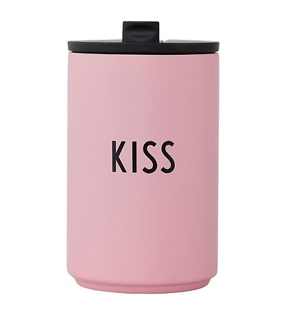Design Letters Termokop - Kiss - Rosa Design Letters Termokop - Kiss - Rosa