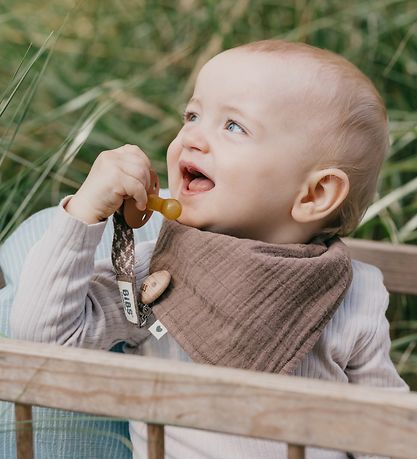 BIBS Teething Bib - Bandana - Dark Oak