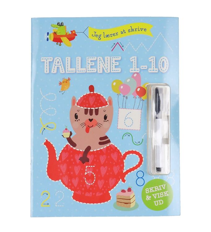 Forlaget Bolden Aktivitetsbog - Jeg Lærer At Skrive Tallene 1-10