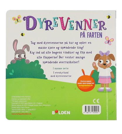 Forlaget Bolden Bog - Dyrevenner På Farten - Dansk