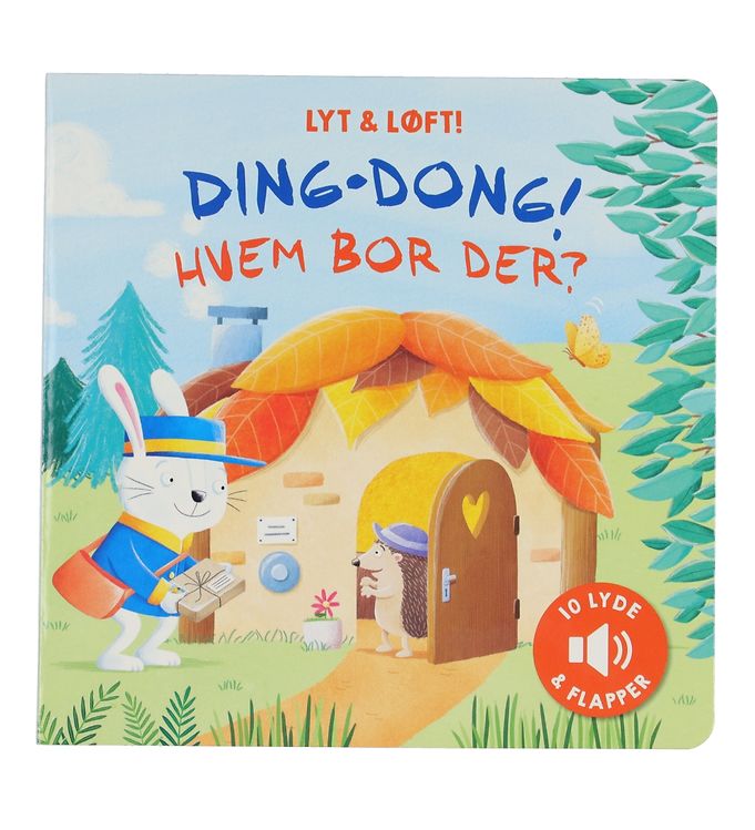 Forlaget Bolden Bog m. Lyd - Ding-Dong! Hvem Bor Her? - Dansk