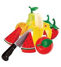 Hape Legemad - 9 Dele - Frugt Hape Legemad - 9 Dele - Frugt