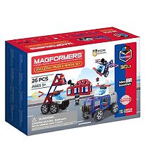 Magformers Amazing Police And Rescue Sæt - 26 Dele Magformers Amazing Police And Rescue Sæt - 26 Dele