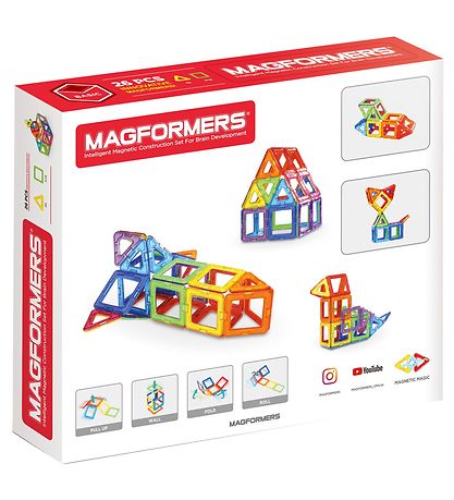 Magformers Magnetsæt - 26 Dele Magformers Magnetsæt - 26 Dele