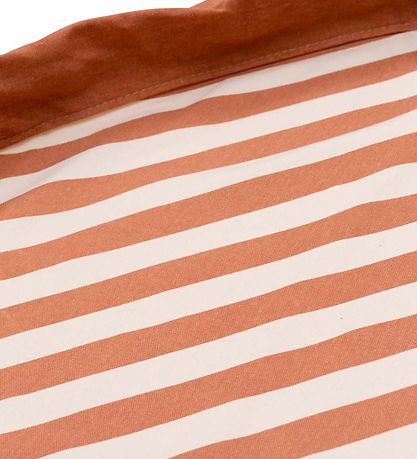 Play&Go Legetøjstæppe - Ø140 - Stripes Brown Play&Go Legetøjstæppe - Ø140 - Stripes Brown
