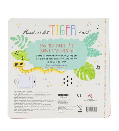 Karrusel Forlag Bog m. Lyd - Hvad Var Det Tiger Hørte? - Dansk Karrusel Forlag Bog m. Lyd - Hvad Var Det Tiger Hørte? - Dansk