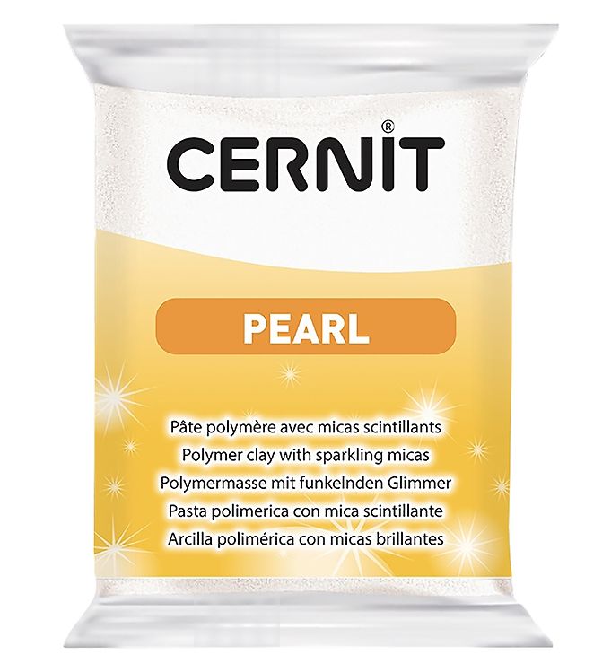 Cernit Pearl 085 (perlemor) 56g, hvid