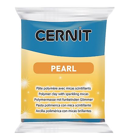 Cernit Polymer Ler - Pearl - Blå Cernit Polymer Ler - Pearl - Blå