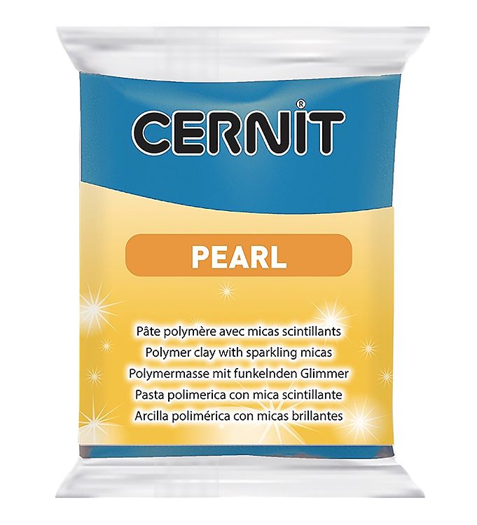 Cernit - Ler - Pearl - Perlemor Blå - 200 - 56 G