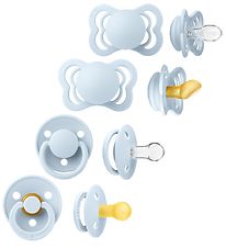 BIBS Sutter - Try-it Collection - 4-Pak - Str. 1 - Baby Blue BIBS Sutter - Try-it Collection - 4-Pak - Str. 1 - Baby Blue