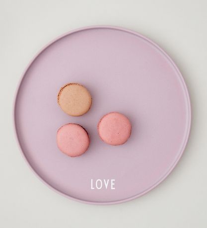 Design Letters Tallerken - Love - Favourite - Lavendel