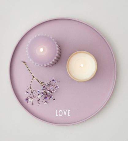 Design Letters Tallerken - Love - Favourite - Lavendel