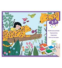 Djeco Fingermaling - Sæt - Jungle Djeco Fingermaling - Sæt - Jungle