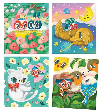 Djeco Mini Diamanter - Sæt - Artistic Diams - Friendships
