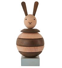 OYOY Stabletårn - Kanin - Nature/Dark OYOY Stabletårn - Kanin - Nature/Dark