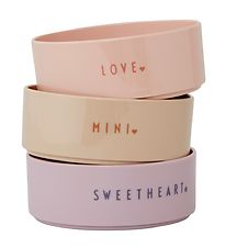 Design Letters Skålsæt - 3-pak - Favourite - Lavendel/Powder Ros Design Letters Skålsæt - 3-pak - Favourite - Lavendel/Powder Ros