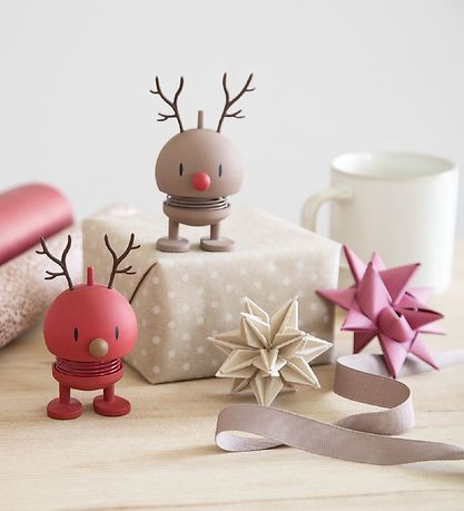 Hoptimist Small Soft Rendier Bumble - 9 cm - Berry