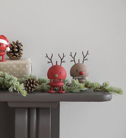 Hoptimist Small Soft Reindeer Bumble - 9 cm - Berry Hoptimist Small Soft Reindeer Bumble - 9 cm - Berry