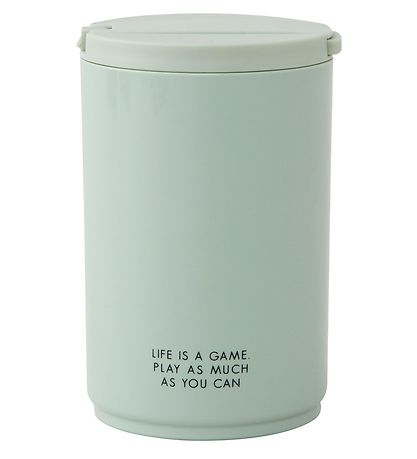 Design Letters Kop m. Sugerør - Kids - 330 ml - Green Ballo Design Letters Kop m. Sugerør - Kids - 330 ml - Green Ballo