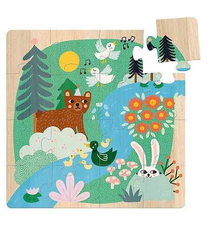 Vilac Puslespil - 3x16 Brikker - Dyr Vilac Puslespil - 3x16 Brikker - Dyr