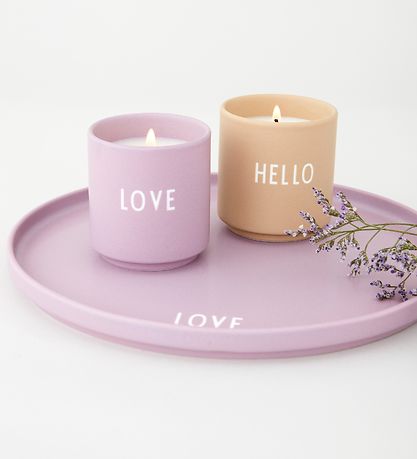 Design Letters Duftlys - 75 g - Beige