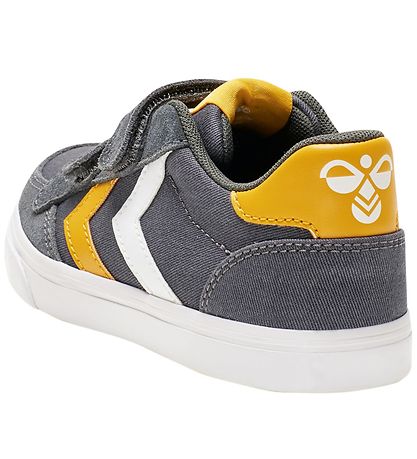 Hummel Sko - Stadil Low Jr - Asphalt m. Velcro